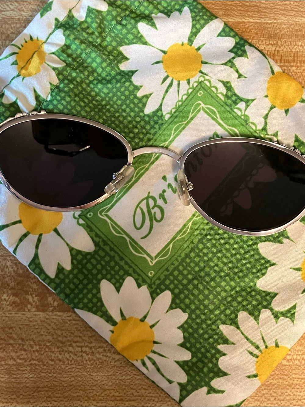 🌸Brighton Silver ‘Shenandoah’ Handmade Oval Sunglasses - Picture 8 of 10